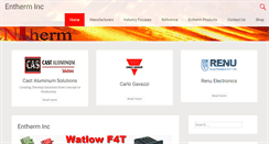 Desktop Screenshot of entherm.com